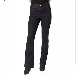 NWT Adrienne Landau High Waist Boot Cut Jeans (Black Iris) Flare Jeans
